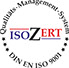 Logo für die Iso-Zertifizierung nach DIN AN ISO 9001